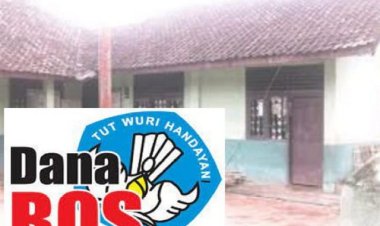 SDN Lebak 2 Munjul Gunakan dana BOS. DIDUGA LANGGAR PERMENDIKBUD