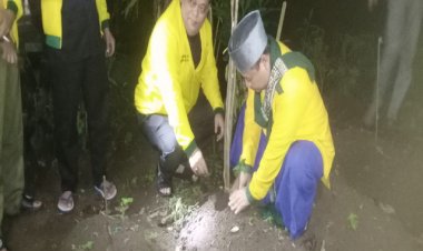 AMSI Pandeglang dan Provinsi Banten Laksanakan Simbolis Tanam Kacang Bintang
