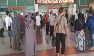 Kurang Lebih 4022 Penumpang  Tiba di Bandara Adi Soemarmo H-3 Lebaran 2023