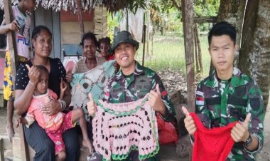 Satgas Yonif 143/TWEJ Galakan Ekonomi Kreatif Untuk Kesejahteraan Masyarakat Papua