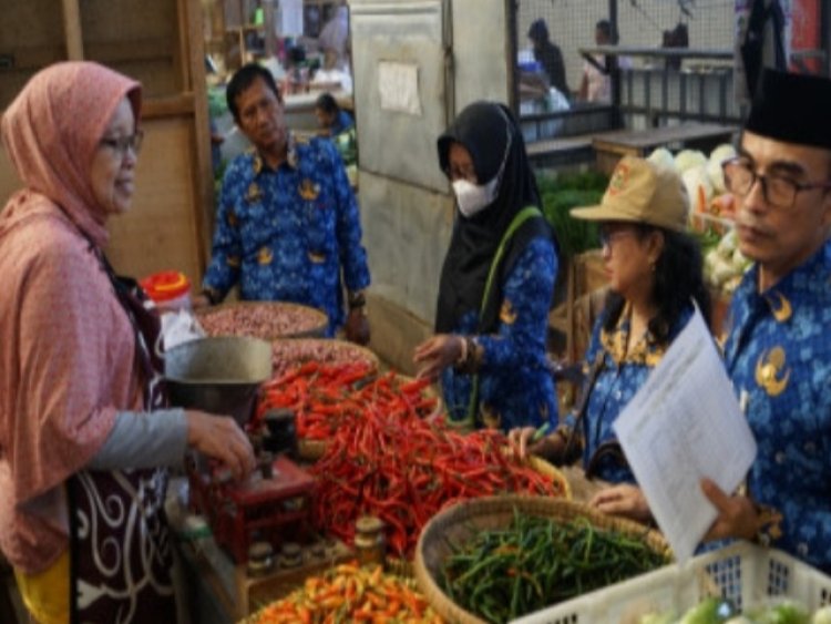 TPID Boyolali  Monitoring Pasar, Pastikan Stok Ketersediaan Kebutuhan Pokok