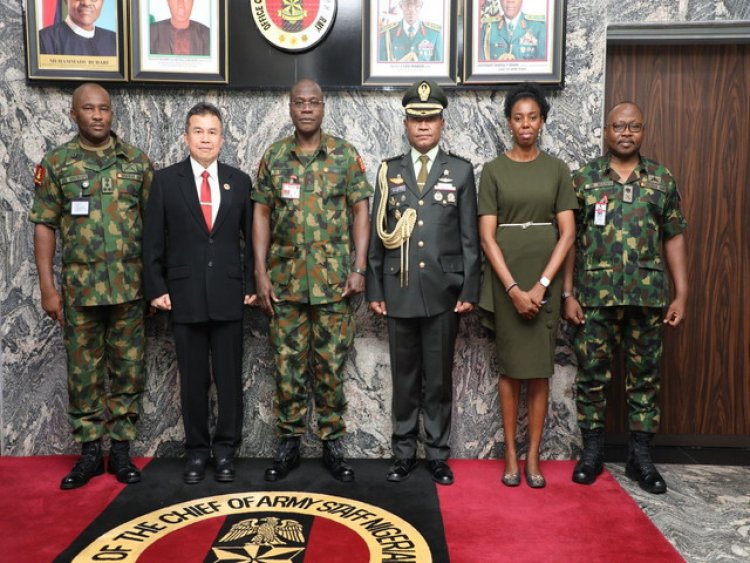 Atase Pertahanan RI Dampingi Dubes RI-Abuja Bertemu Dengan Kasad Nigeria, Tingkatkan Kerjasama Militer Pertahanan