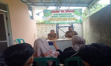 Pemdes Cemplang Gelar Acara Halal Bihalal   Beserta Jajaran Staf dan Para Ketua RT Dan RW