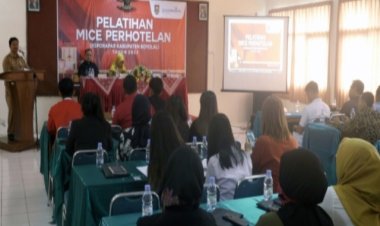 Disporapar Adakan Pelatihan MICE untuk Tingkatkan Kompetensi Pengelola Perhotelan Boyolali