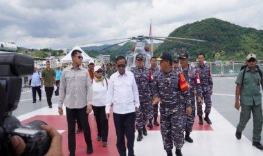 Menkopolhukam RI Tinjau Kesiapan KRI WSH-991 Dukung KTT ASEAN Di Labuan Bajo, NTT