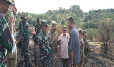 Pakar Tempur Prajurit TNI Tinjau Medan Super Garuda Shield TNI