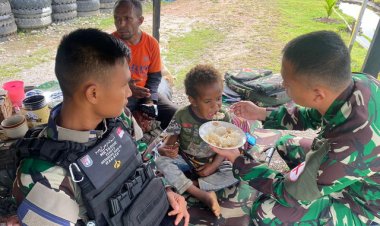 Satgas Yonif Raider 200/BN Berikan Layanan Kesehatan Terbaik Kepada Masyarakat Elelim