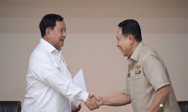 Kunjungi Para Purnawirawan Polri, Menhan Prabowo Berpesan Jaga Kerukunan dan Ketenangan Bangsa   
