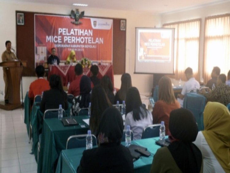 Disporapar Adakan Pelatihan MICE untuk Tingkatkan Kompetensi Pengelola Perhotelan Boyolali