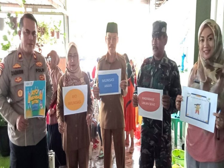 Puskesmas Labuan Bangun Kesadaran Masyarakat Melalui Pekan Imunisasi Dunia