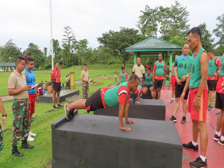 Kodim 1710/Mimika Gelar Samapta Periodik I TA 2023