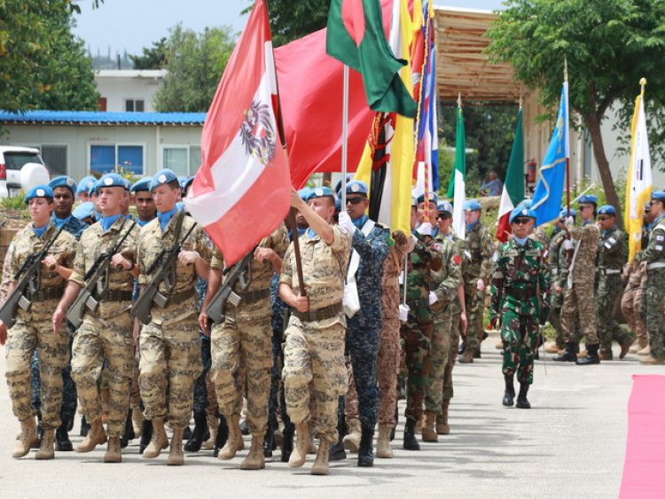 Kontingen Garuda Hadiri Peringatan Hari PBB Ke-75 di Lebanon