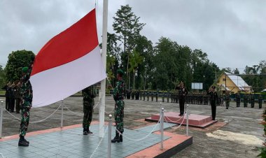 Kodim 1710/Mimika Gelar Upacara Peringatan Hari Lahir Pancasila Ke-78