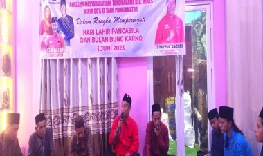 DPC PDIP Pandeglang Peringati Bulan Bung Karno Gelar Do'a Bersama