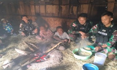 Menyatu Dengan Masyarakat, Pos Bolakme Masak Bersama Warga