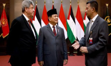 Menhan Prabowo Saksikan Penandatanganan Framework Kerja Sama Pendidikan antara Unhan RI dan Kedubes Palestina