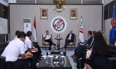 Kepala Bakamla RI Terima Kunjungan Direktur INL Enforcement 