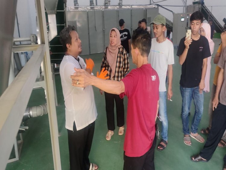 Uji Petik Pengolahan Umbi Porang di SIKM Panimbang, Dinas KUKMPP Hadirkan Ahli Pangan dan Mesin