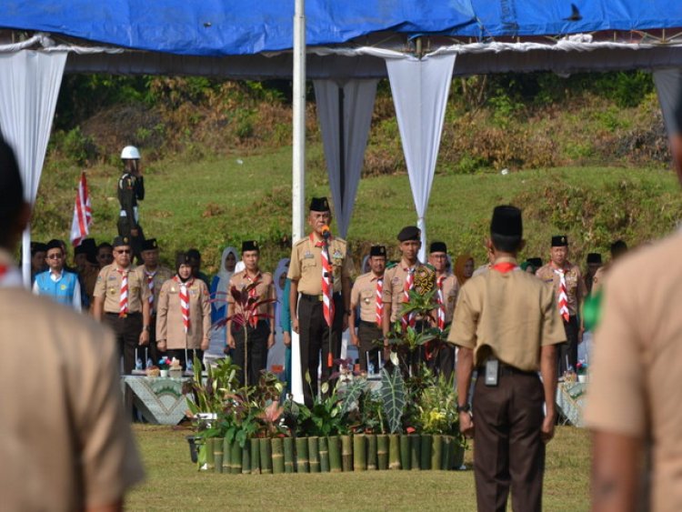 Kegiatan Pramuka di Pandeglang, Aster Panglima TNI: Kondisi Dinamis Berbangsa dan Bernegara Dicapai Dengan Mengamalkan Pancasila
