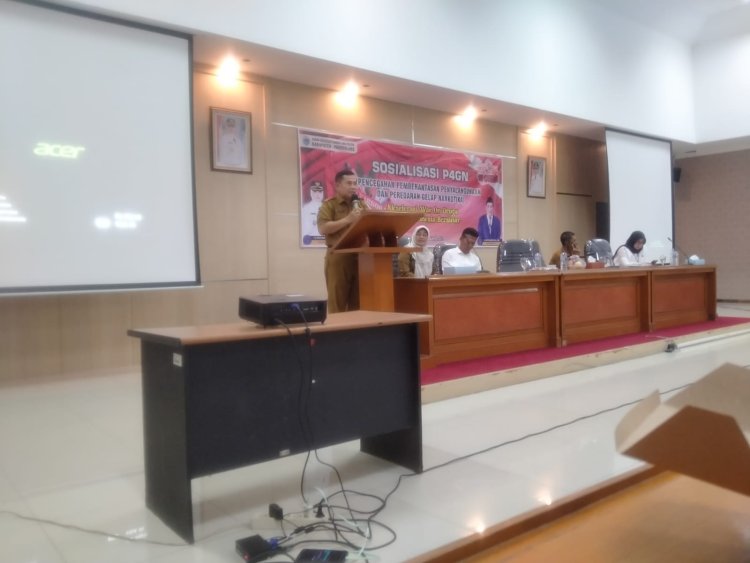 Di Acara P4GN, Ketua DPD Kesti TTKKDH Pandeglang Siap Kawal Pemberantasan Narkotik