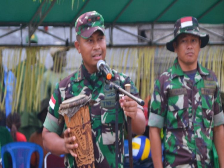 Buka Turnamen Bola Volli Kasad Cup Tahun 2023, Ini Harapan Dandim 1710/Mimika