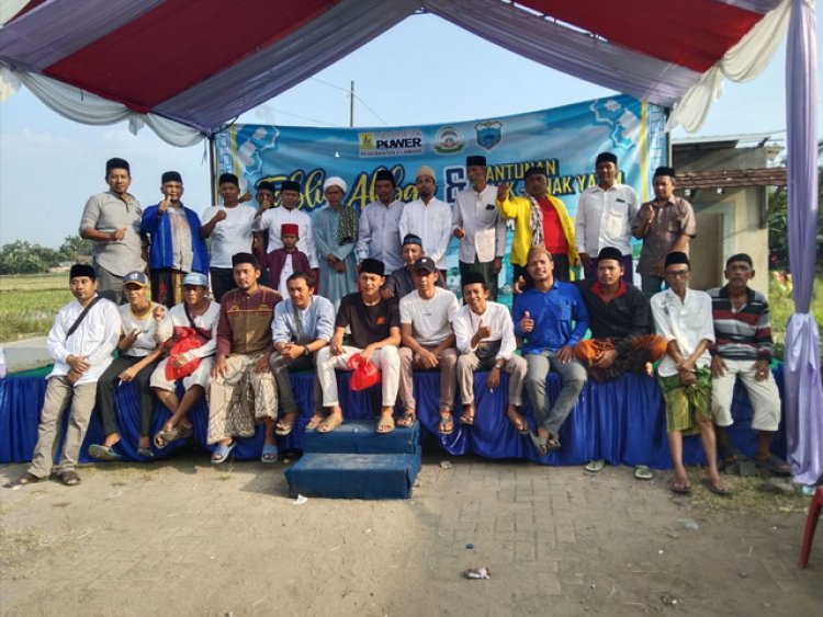 Kemeriahan di 10 Muharam 1445 Desa Cigondang Gelar Tablig Akbar dan Santunan Anak Yatim