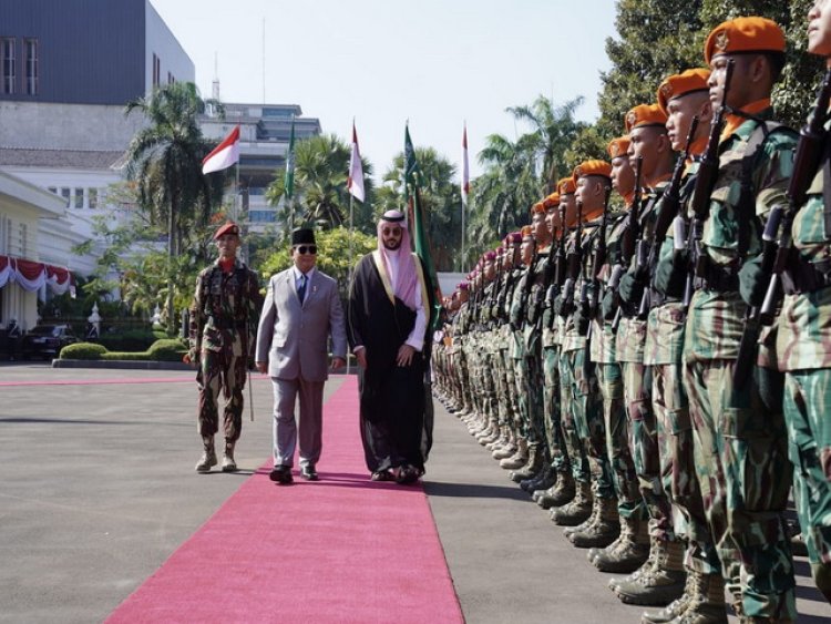 Menhan Prabowo Terima Kunjungan Resmi Menhan Arab Saudi, Perkuat Kerja Sama Pertahanan