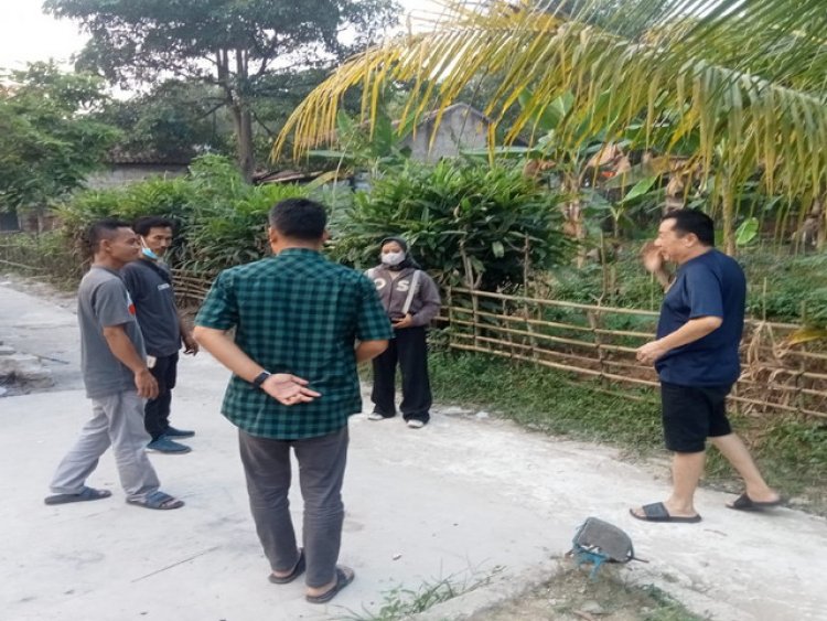 Anggota DPRD Kabupaten Serang dan PT. Indohara Jawilan Akan Berikan Lampu Penerangan Jalan Warga Curugsari