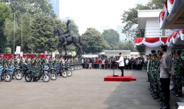 Menhan Prabowo Serahkan 100 Unit Rantis E-Tactical Sergap Produk Dalam Negeri Kepada TNI dan Polri