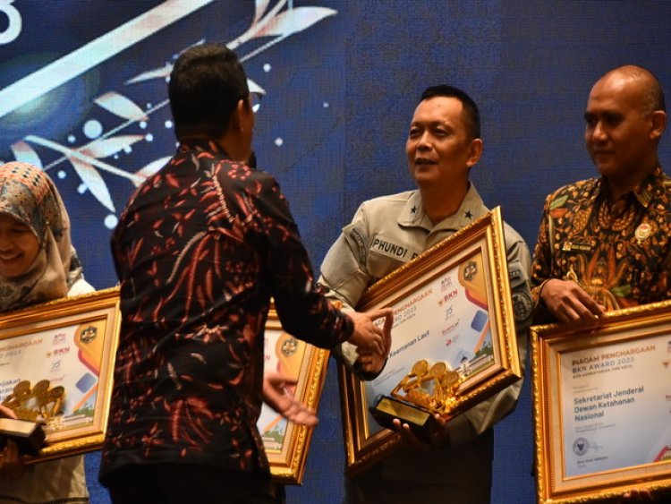 Lagi, Bakamla RI Kembali Raih BKN Award 2023 Peringkat Pertama