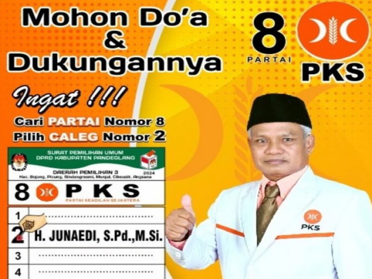 H. Junaedi, S. Pd.,M.Si. Bersama PKS Optimis Sejahterakan Rakyat 