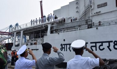 Bakamla RI Lepas Kepulangan Indian Coast Guard Ship Samudra Prahari
