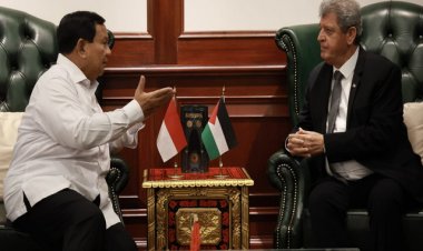 Menhan Prabowo dan Dubes Palestina Bahas Bantuan Kapal RS TNI untuk Palestina