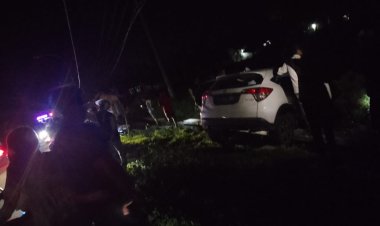 Diduga Lengah, Pengemudi R4 Serempet R2 dan Terjadi Lakalantas, Langsung di Tangani Polsek Pagelaran