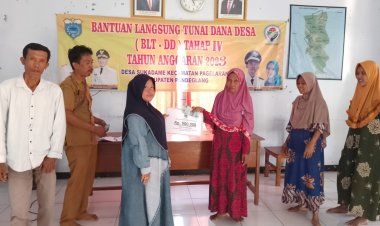 Di Desa Sukadame, 24 KPM Terima BLT DD, LKD Terima Insentif, Kades Sukadame: Gunakan Sebaik Baiknya dan Tingkatkan Pelayanan Masyarakat