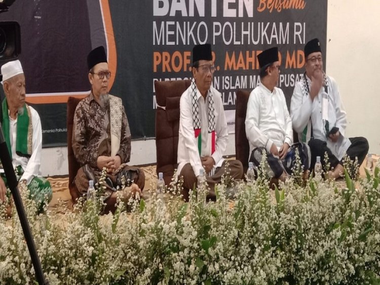 Menkopolhukam Hadiri Acara Halaqah Kebangsaan Ulama Se-Provinsi Banten di Malnu Pusat Menes Pandeglang 