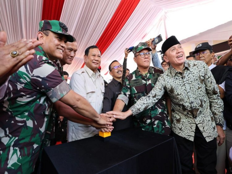 Menhan Prabowo Resmikan Lima Titik Sumber Air di Kab. Kuningan, 1.904 Keluarga Nikmati Air Bersih 