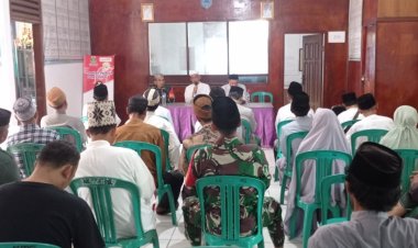 Lalui Pemilu 2024 Aman dan Damai, Camat dan Binwil Pagelaran Lakukan Do'a Bersama