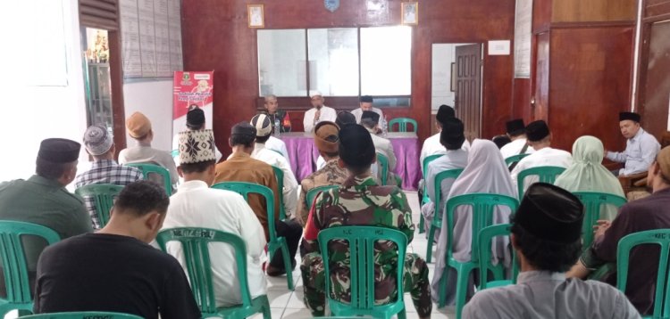 Lalui Pemilu 2024 Aman dan Damai, Camat dan Binwil Pagelaran Lakukan Do'a Bersama