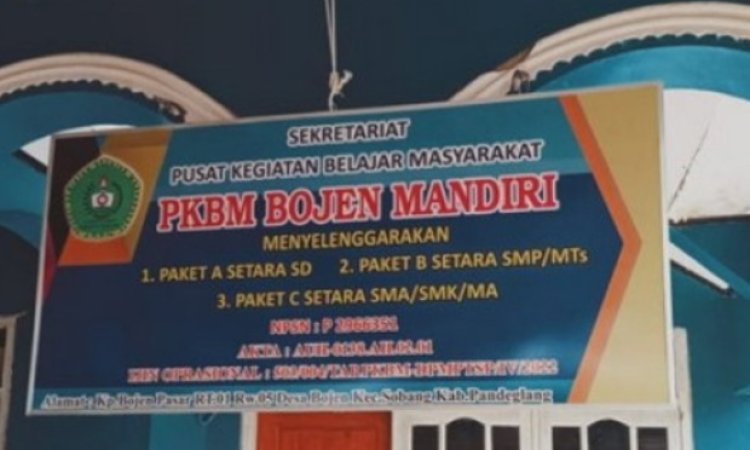 PKBM Bojen Mandiri melaksanakan Pembelajaran tatap muka dan Daring