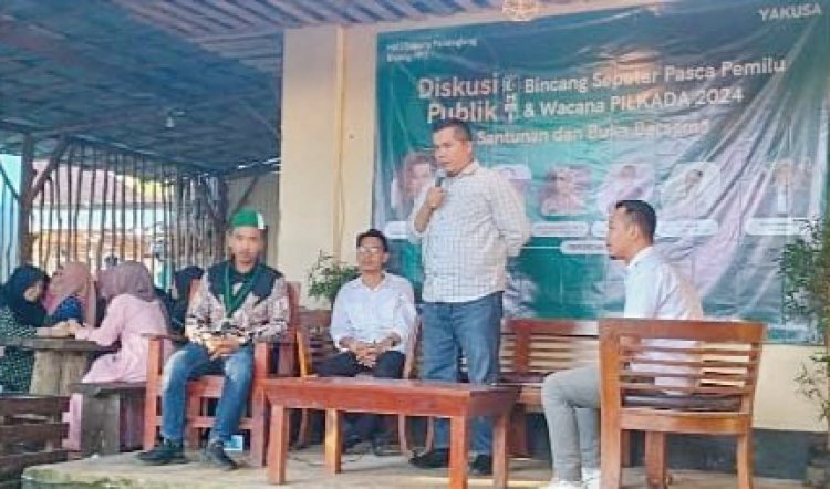 Bahas Pemilu dan Pilkada 2024 Pada Diskusi Publik, HMI Cabang Pandeglang: Ini Bagian Dari Kolaborasi