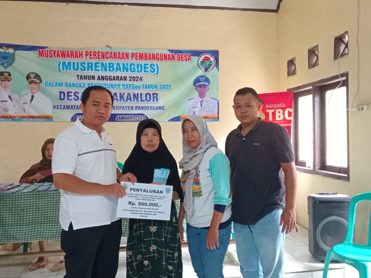 Sebanyak 32 KPM di Desa Babakanlor Menerima Bantuan Langsung Tunai (BLT) Dana Desa (DD) Ta 2024