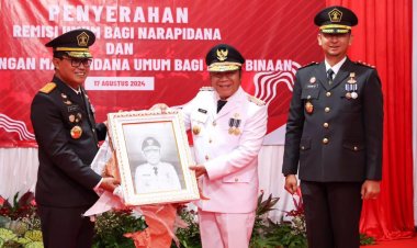 Pj Gubernur Banten Serahkan Remisi, Begini Himbauannya