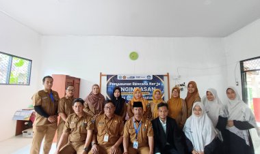 Upaya Meningkatkan Mutu Pendidikan Yang Merata, Korwil Dindikbud Kec. Cikedal Adakan Penyusunan Rencana Kerja