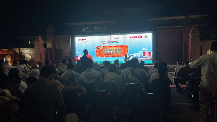 Di Banten, Roadshow Bus KPK 2024, Kampanyekan  Integritas Antikorupsi Lewat Film