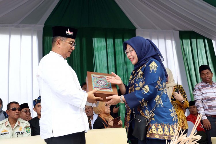 MTQN XXX Tahun 2024 Kaltim, Kafilah Provinsi Banten Tampilkan Leuit Baduy