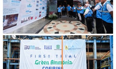 Pertama di Indonesia, PLN Indonesia Power Lakukan Inovasi _Cofiring Green Amonia_ di PLTU Untuk Tekan Emisi Karbon