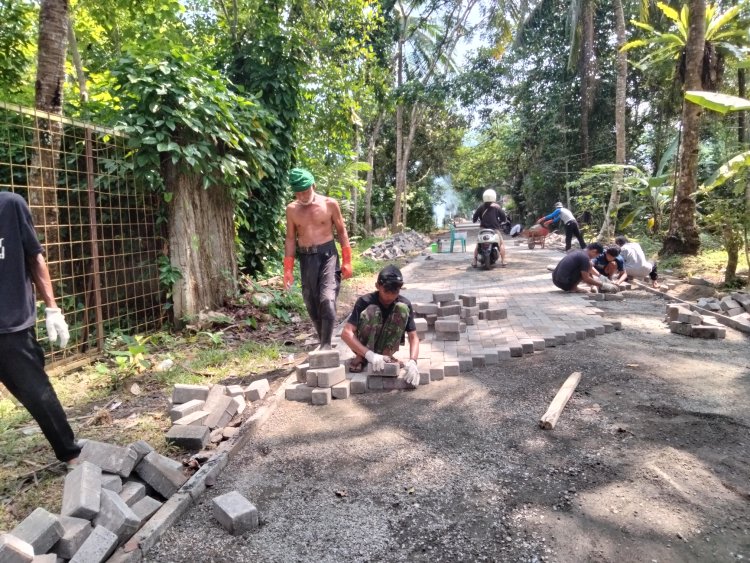 Pelaksanaan Pembangunan Jalan Lingkungan Kampung Ciketar Desa Cipicung Resmi Dimulai