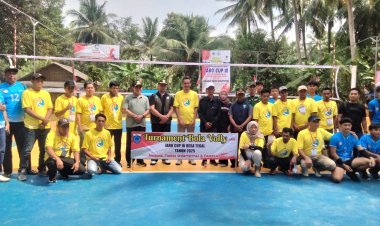 Turnamen Volly Ball Jaro Cup 3 Desa Tegal Resmi Dibuka, Diikuti 40 Tim