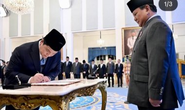Erick Thohir Resmi Dilantik Presiden Prabowo Sebagai Menteri Pemuda dan Olahraga
